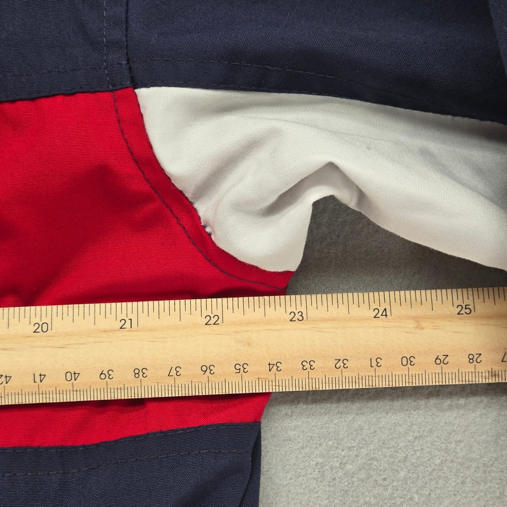 Nautical Sailing Colorblock Windbreaker Jacket Medium Gorpcore 90s Coastal Vtg - Picture 12 of 12